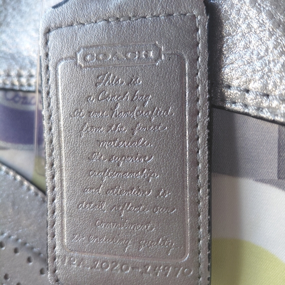 Coach Julia Op Art Signature Shoulder Tote - Picture 11 of 14